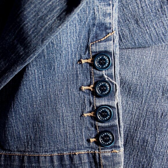 Vintage SANTANA JEANS Capri High Rise, Size 30 - Picture 3 of 6